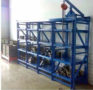 Pallet Pull-Out Units Move Pallets Back and Forth Like Drawers, Load up to 1000kg