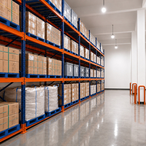 Warehouse Storage Rack 2500kg Capacity Porta Paletes Q235B Steel Racks Industriales Selective Storage for Cold Room High Density