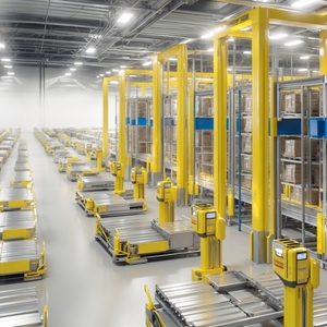 Pteris ASRS Shuttles Pallet Racking System