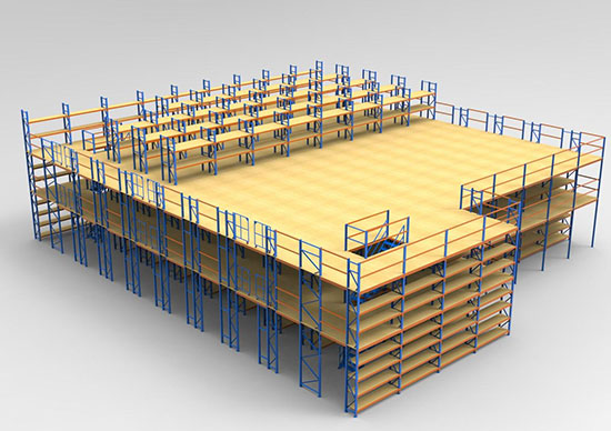 Heavy Duty Steel Mezzanine Platform Floor System