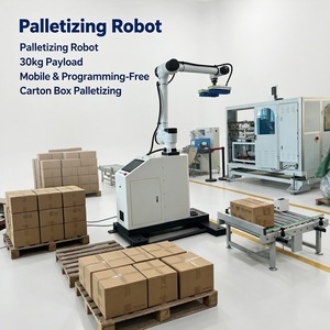 Intelligent Robot to Load Pallet in Warehouse AI-Driven System