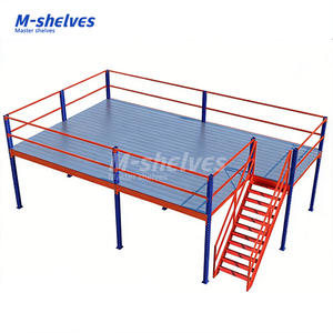 Heavy Duty Warehouse Mezzanine Platform Shelving Steel Structure Second-floor Racking