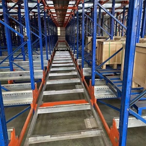 High Density Heavy Duty Steel Cold Storage Semi-Automated Radio Shuttle Selective Pallet Racking with 500-2000kg Load Capacity
