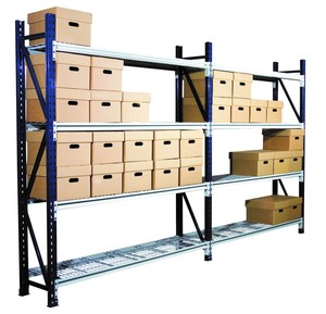 Medium Duty Long Span Rack with Steel Decking
