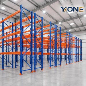 Heavy Duty Pallet Rack System Steel Warehouse Storage Rack Bolt-Free Adjustable For Pharmaceutical Warehouse