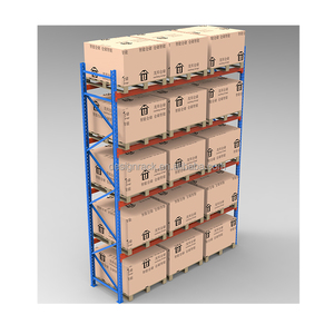 Use Heavy Duty Industrial Racking Industrial VNA Factory Steel Pallet Rack Selective Double Deep