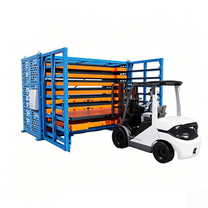 High-Density Storage Rack for Metal Plates 8-Layer Drawer System