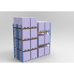 Double Deep Heavy Duty Pallet Rack Warehouse 6 Meters High