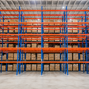 Seismic Resistant Industrial Warehouse Bulk Stock Beam Racking Heavy Duty Selective Pallet Racking 5-12 Levels