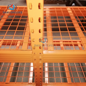 Industrial Adjustable Packing Shelves Wire Mesh Deck Racking
