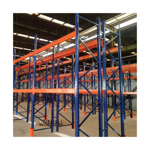 High Density Layout Steel Pallet Rack High Capacity Automated Retrieval System for Building Materials Storage Seismic Reinforced
