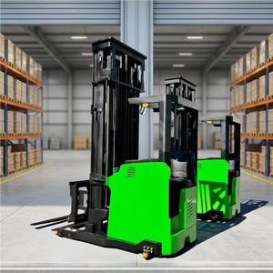 1000kg 1500kg 3 Way Forklift VNA Narrow Aisle Pallet Stacker Forklift Truck For High Racking