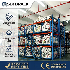 Customized Adjustable Heavy Duty Selective Pallet Racking System For Industrial Warehouse Fabric Roll Storage Rack