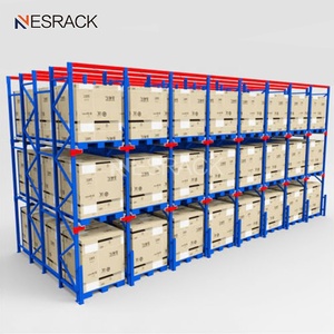 Drive-In Heavy Duty Steel Pallet Rack with 2000kg Load Capacity Seismic Reinforcement for Warehouse Storage