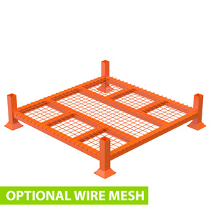 Stackable 4 High Post Pallet Rack for Heavy Storage