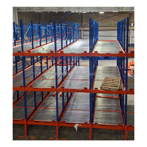 Gravity Flow Racking System Warehouse Shelves Heavy Goods Pallet Storage Rack